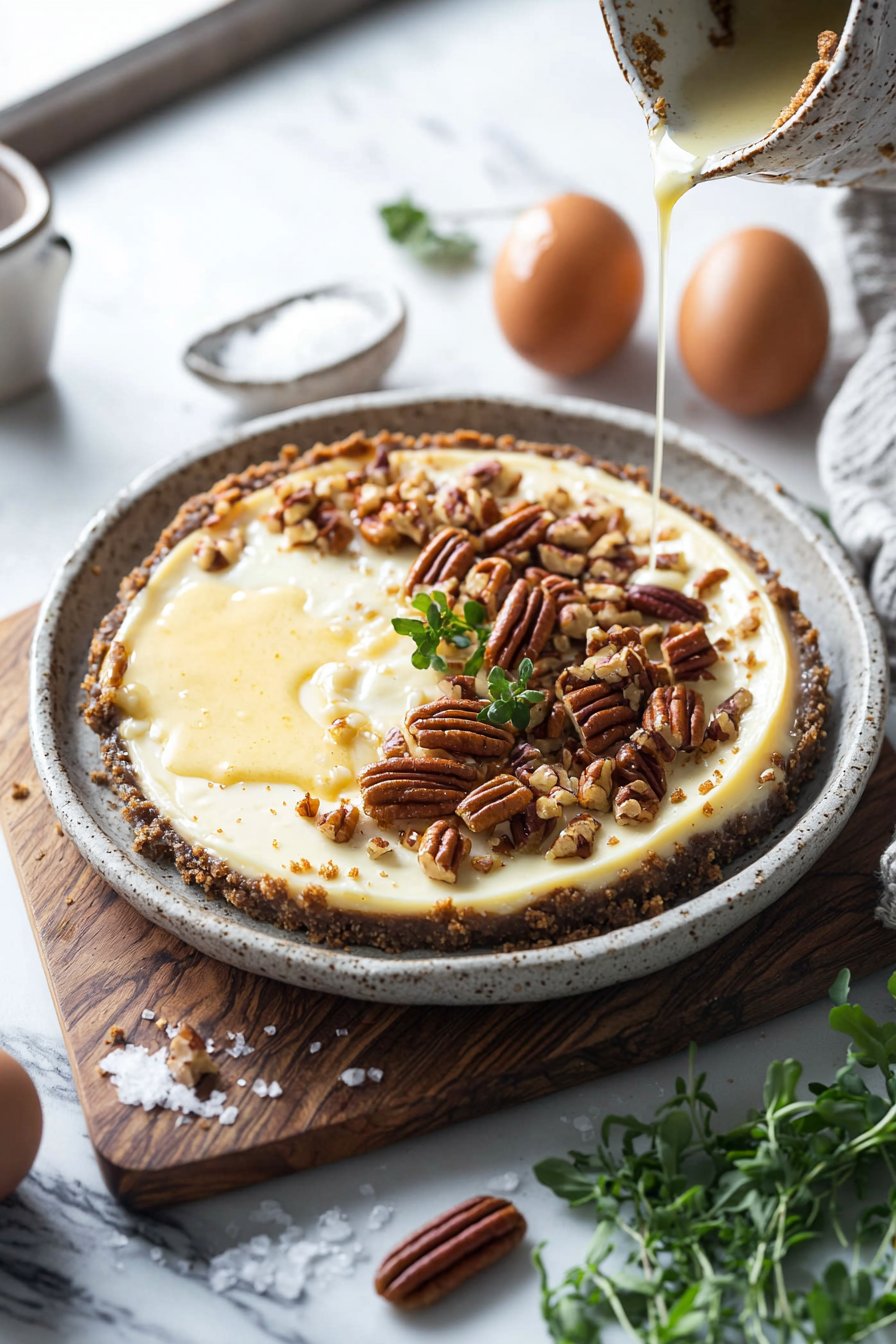 Browned Butter Pecan Cheesecake