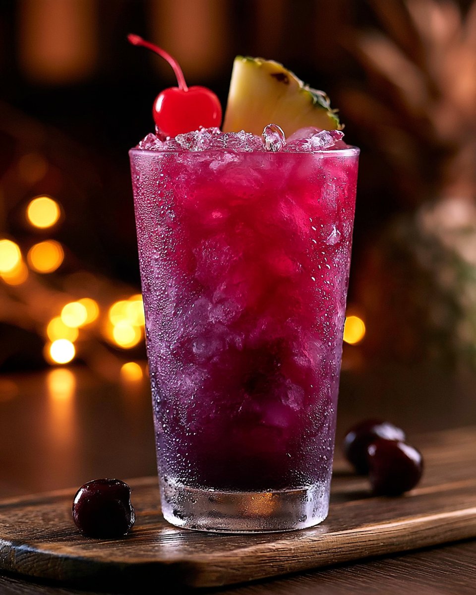 Jamaican Purple Rain Cocktail