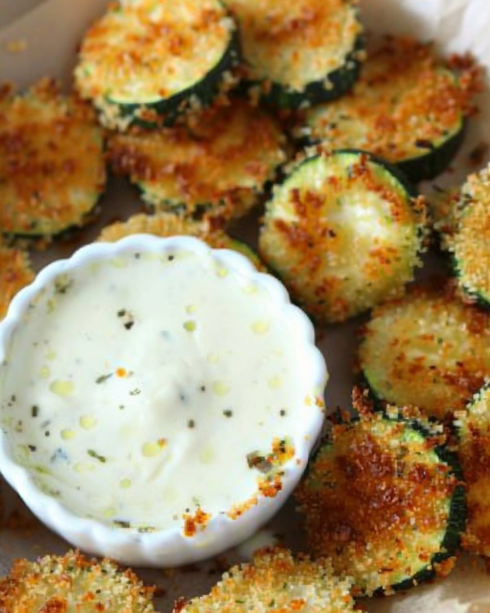 Crispy Zucchini Bites Recipe with Aioli Dip | Zucchini Recipes | Fried zucchini recipe panko, Golden zucchini recipes, Squash bites