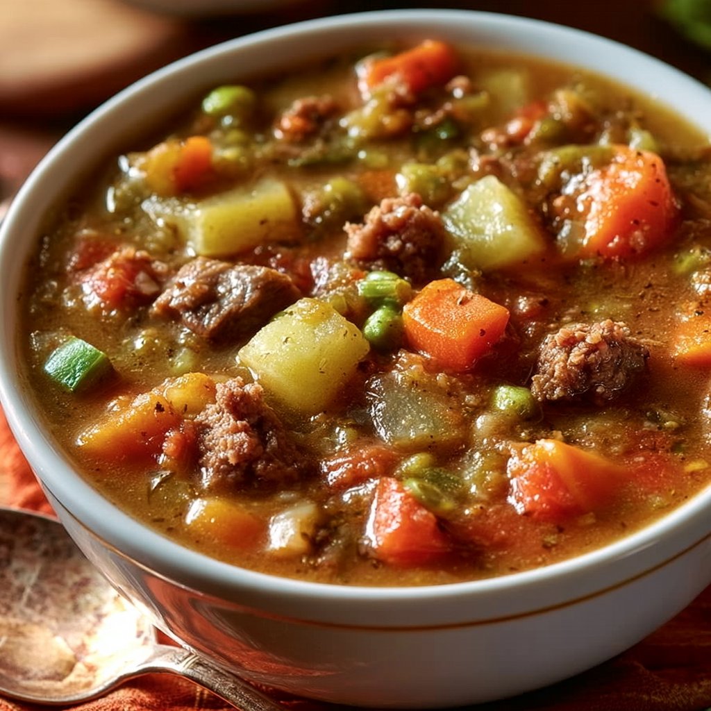 Homemade Vegetable Beef Soup