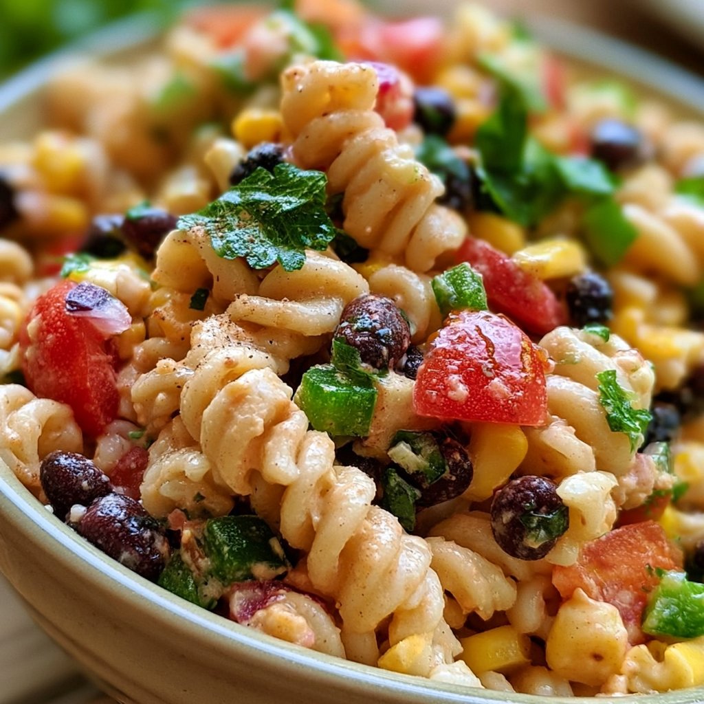 Cowboy Caviar Pasta Salad