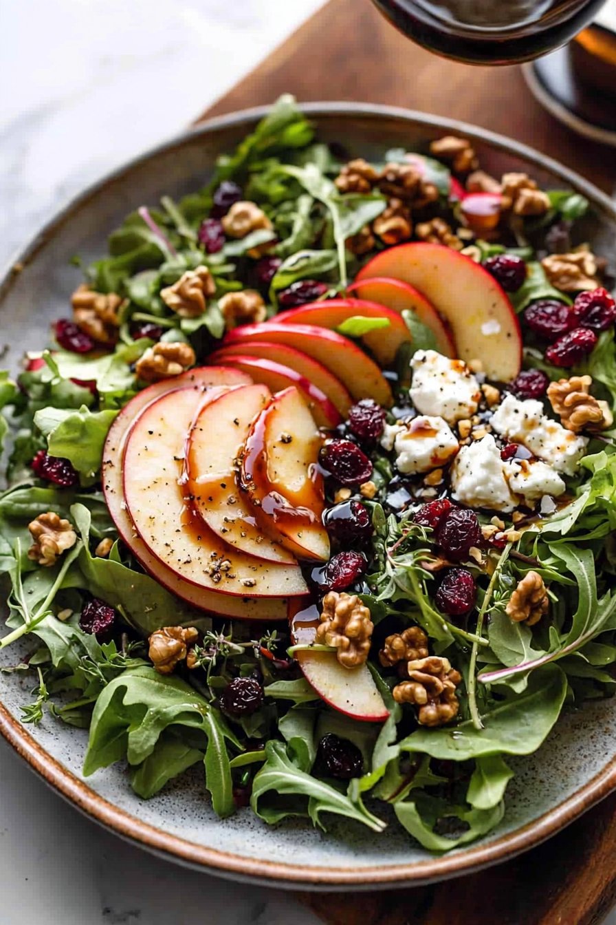 Honeycrisp Apple and Feta Salad