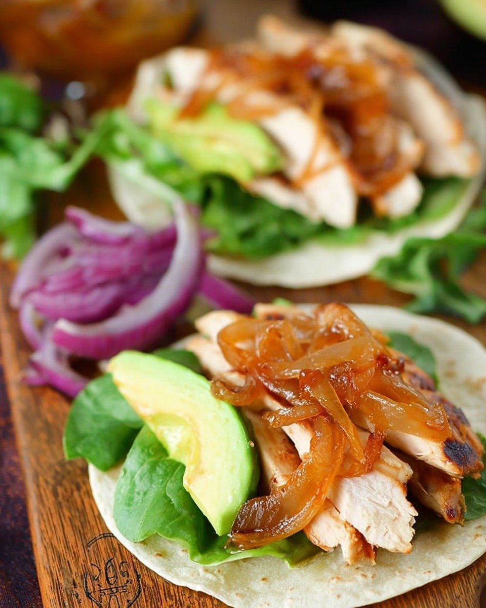 Sweet and Spicy Tequila Chicken Tacos