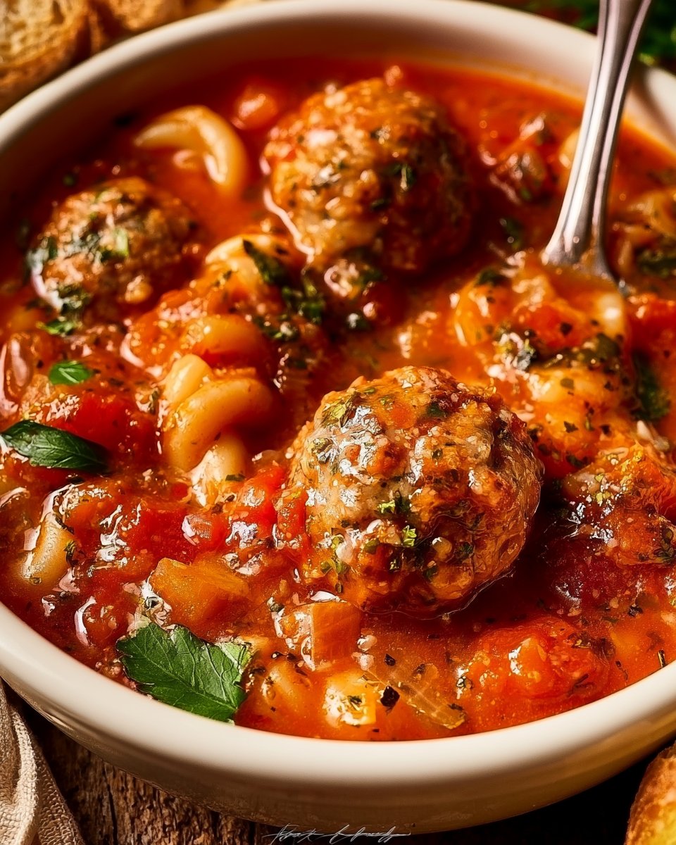 Italian Meatball Soup