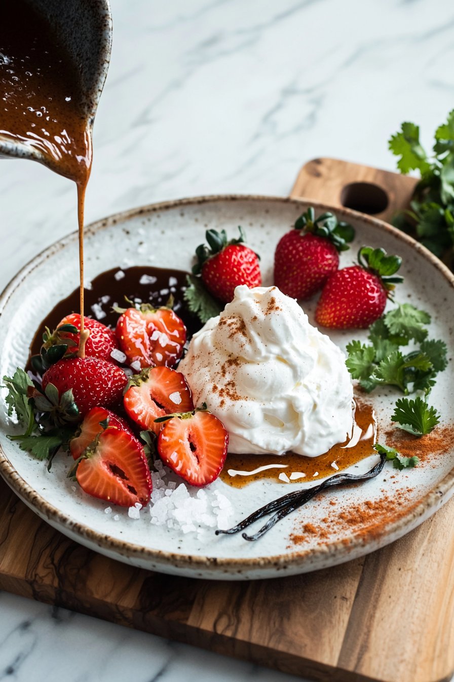 Mexican Strawberry and Cream Dessert