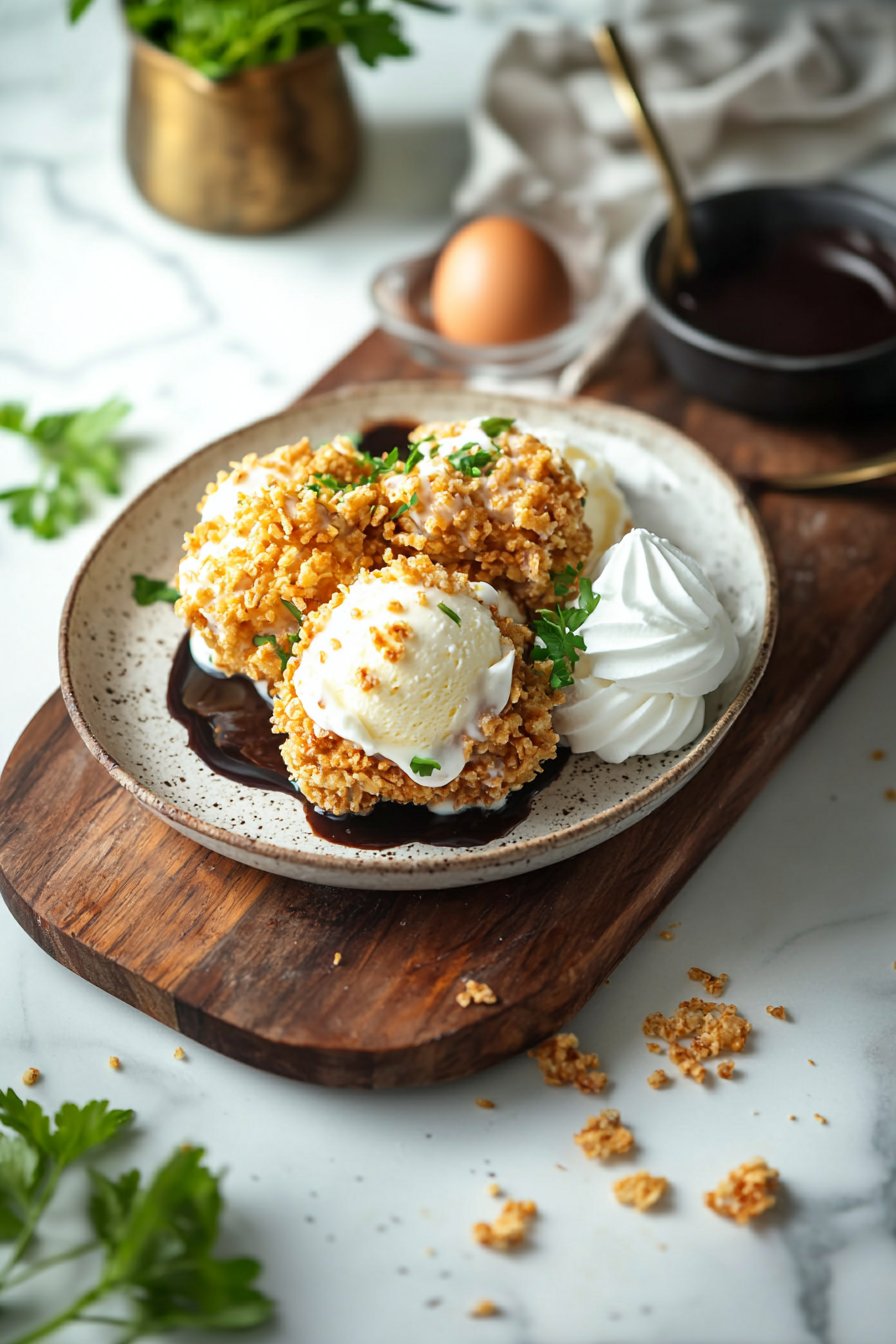 Crispy Fried Ice Cream