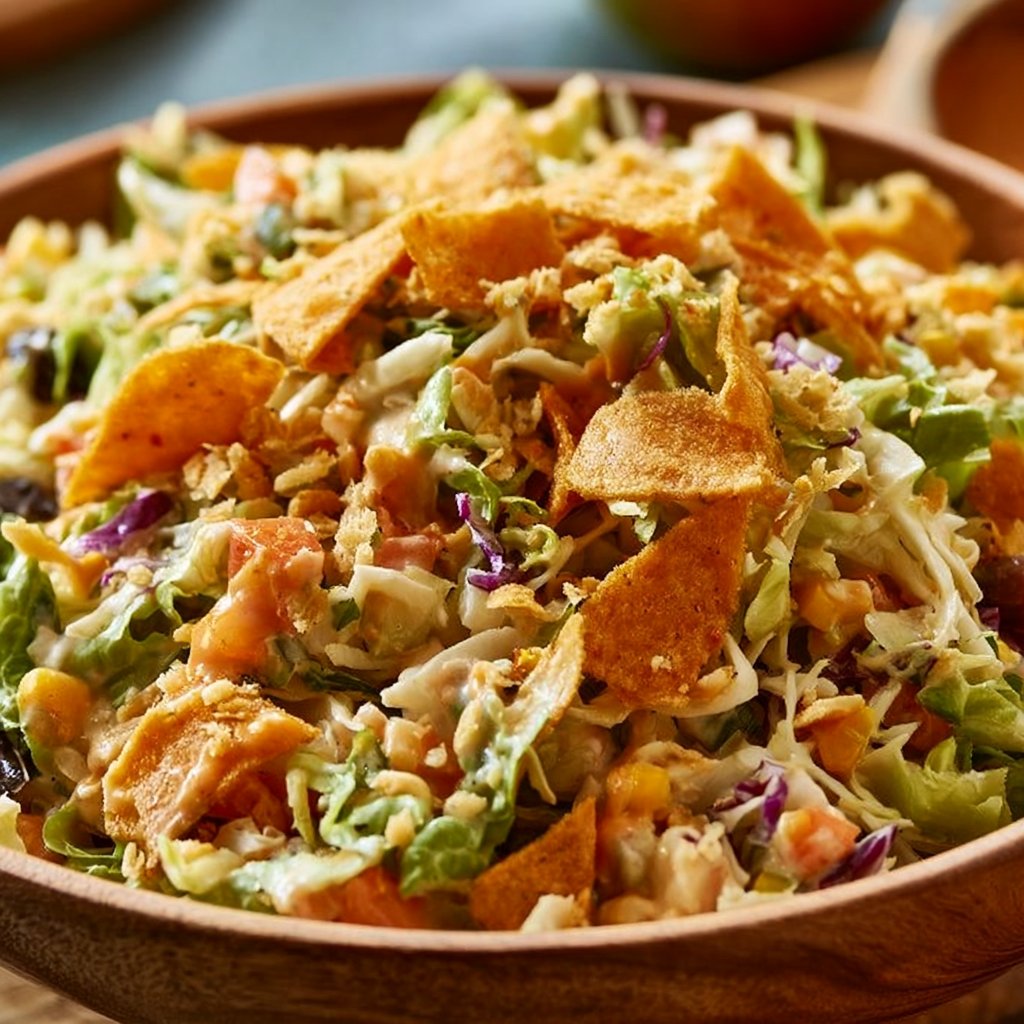 Frito Cowboy Cabbage — Cabbage Cowboy Salad with Crunchy Fritos