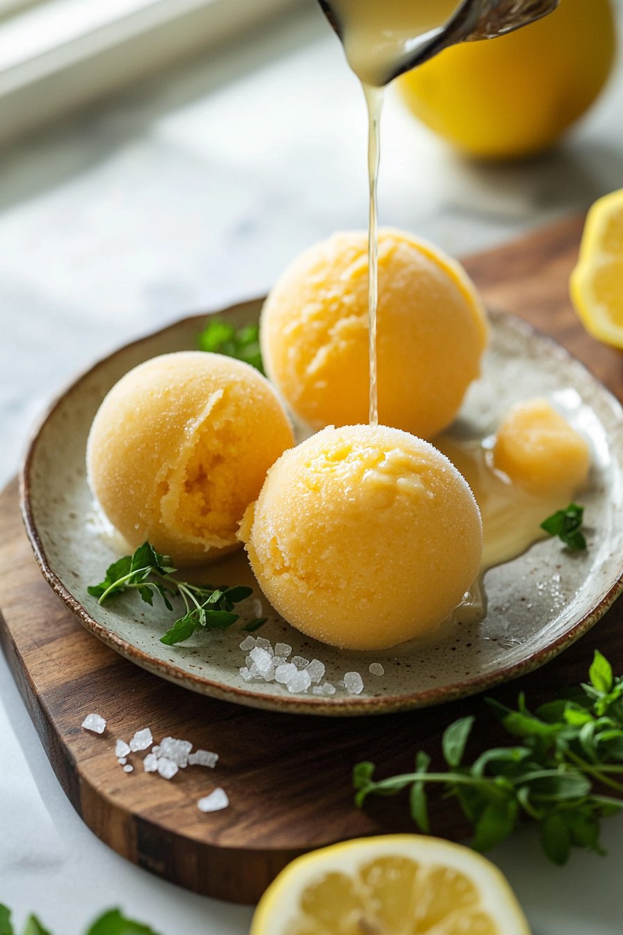 4-Zutaten Cantaloupe-Sorbet