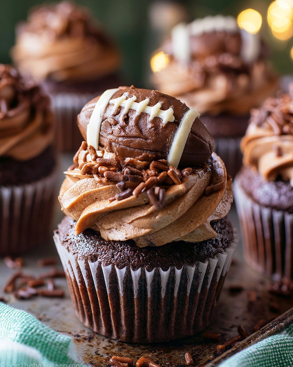 Football Dessert Recipes: Easy Football Cupcake Ideas