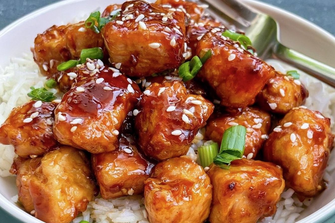 Easy + Healthy Sesame Chicken