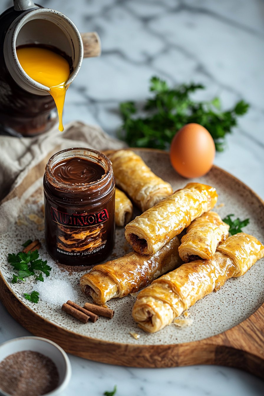 Nutella Zimt Sticks