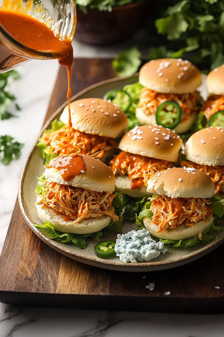 Buffalo Chicken Sliders