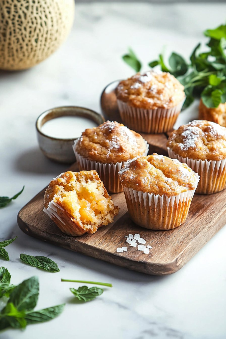 Cantaloupe Muffins