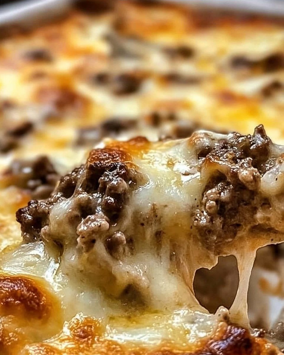Low-Carb Philly Cheesesteak Casserole