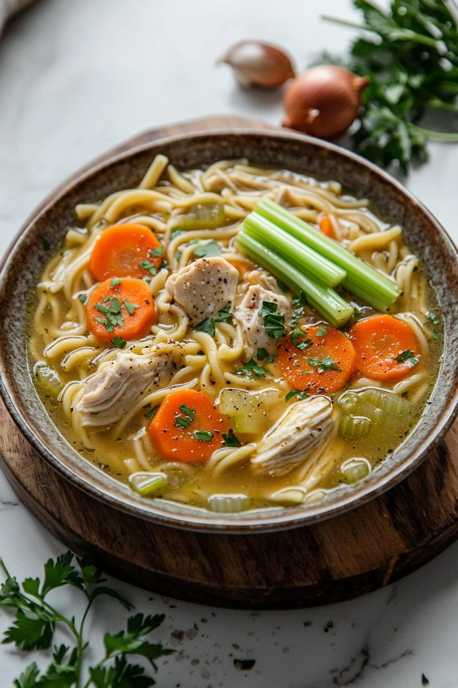 Crockpot Chicken Noodle Soup