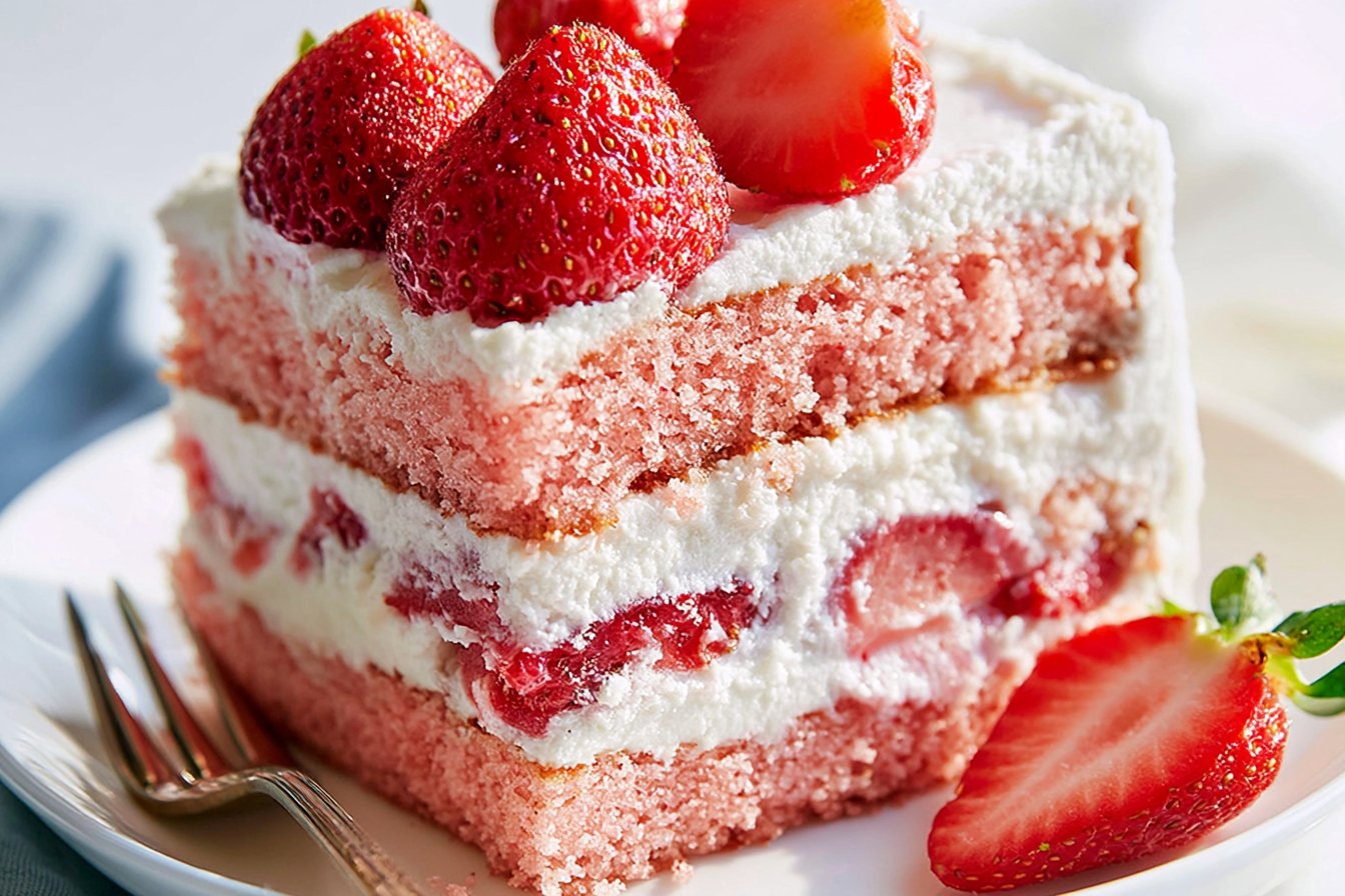 The Best Strawberry Cake Ever