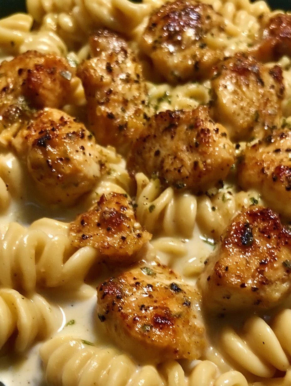 Pollo Cajún con Ajo y Queso en Sartén con Rotini para Noches Acogedoras
