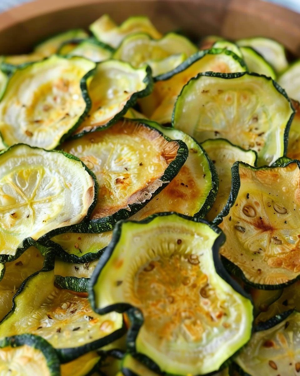 Salt and Vinegar Zucchini Chips