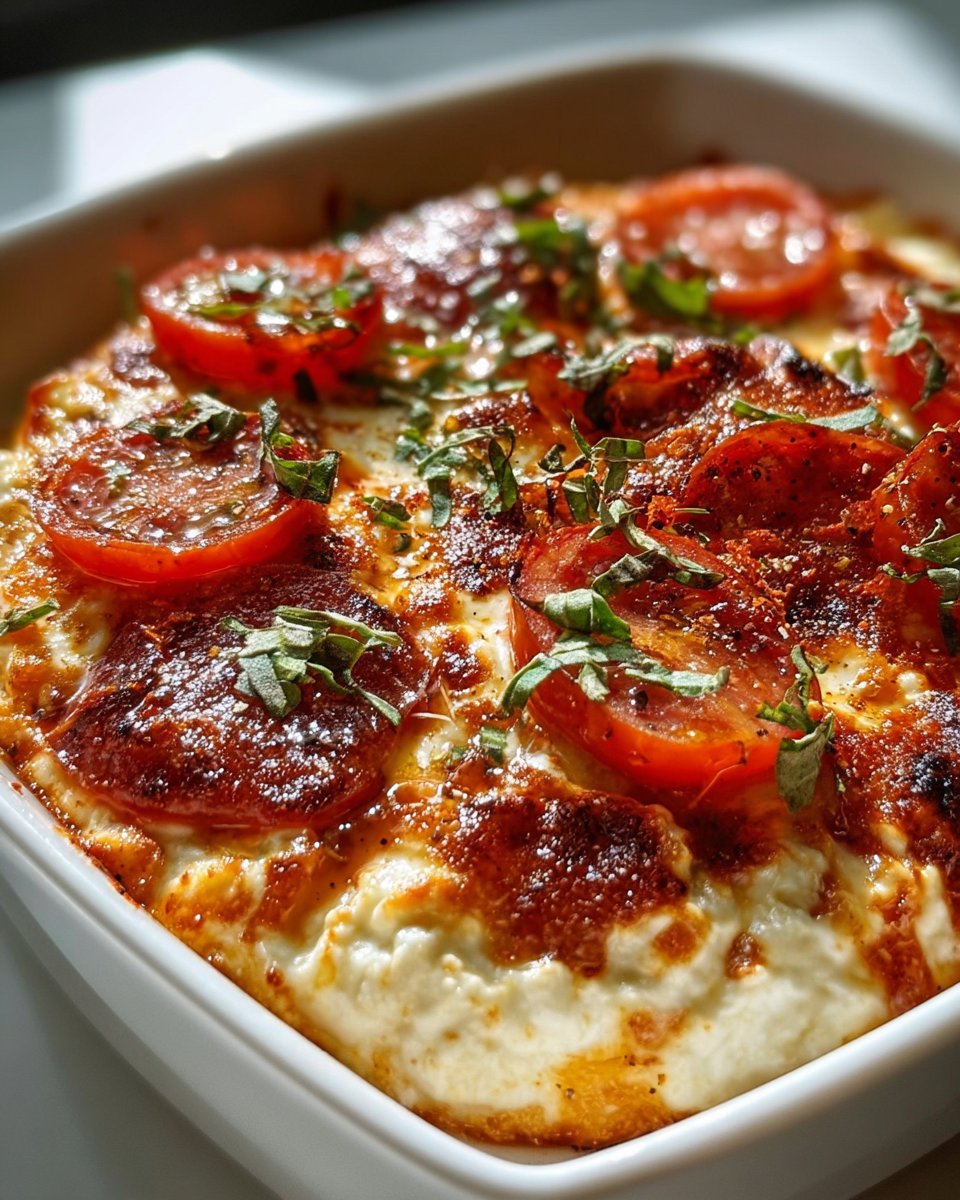Cottage Cheese Pizza Bowl