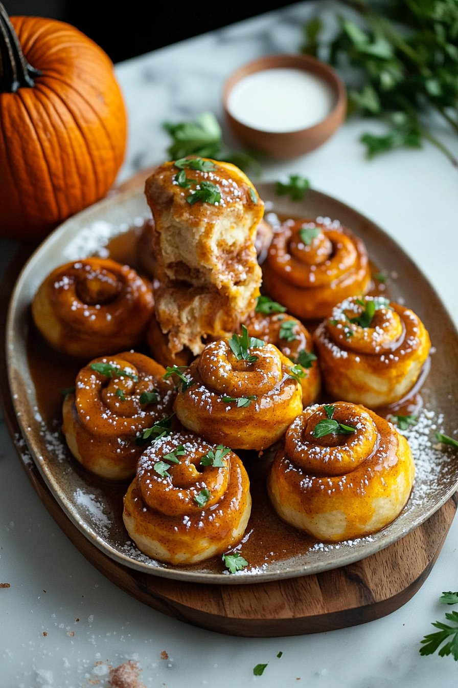 Zimtschnecken Kürbisse
