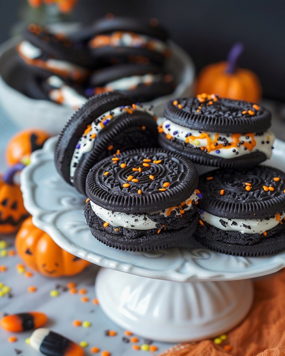 Halloween Oreo Chocolate Cookies