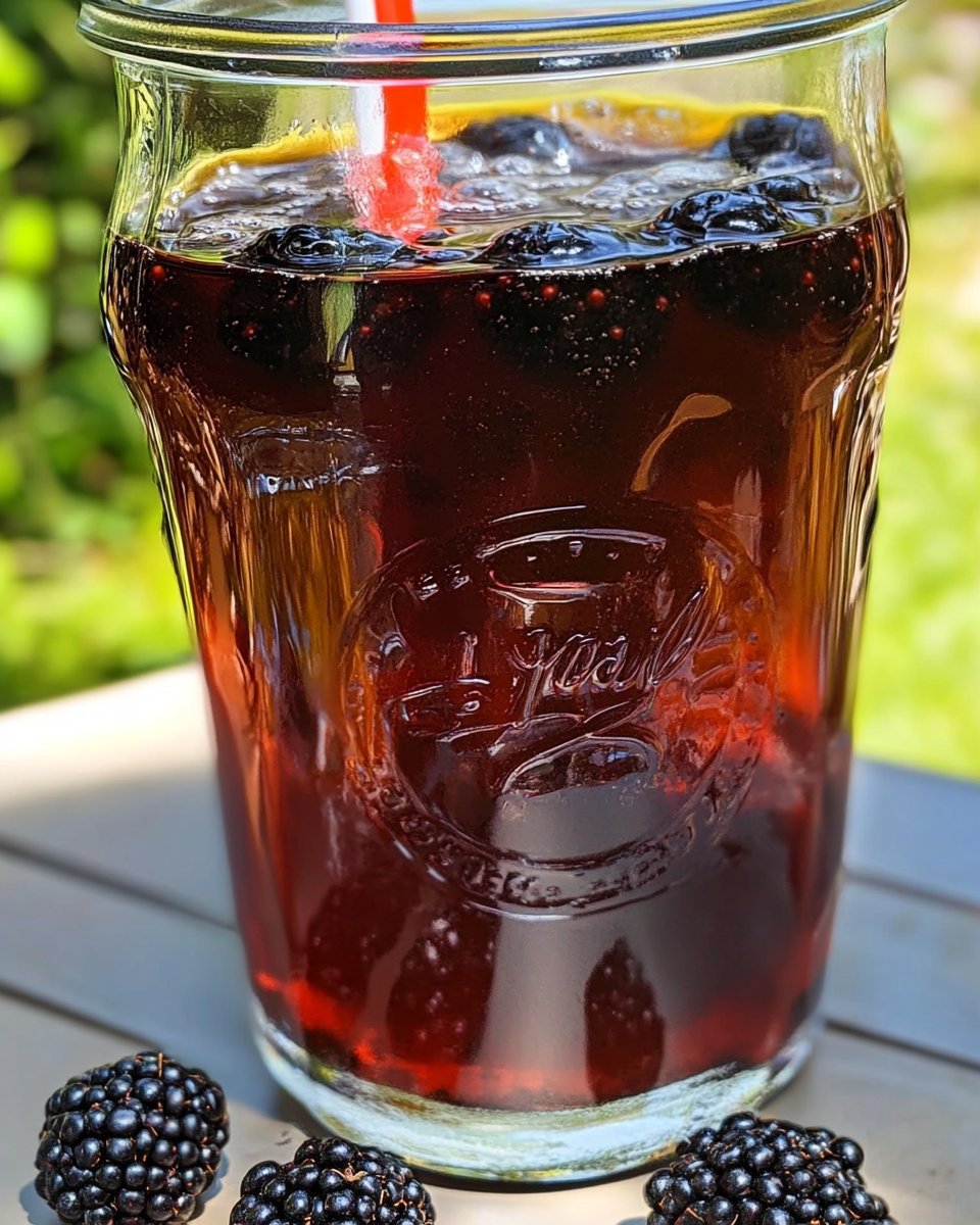 Blackberry Sun Tea