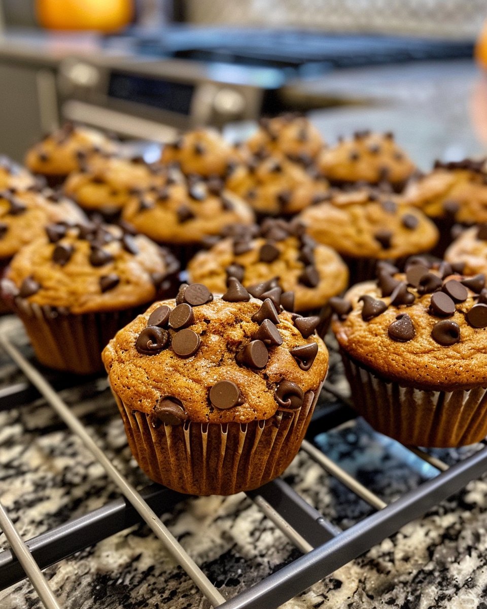 Pumpkin Chocolate Muffins