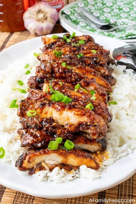 Honey Garlic Chicken Thighs