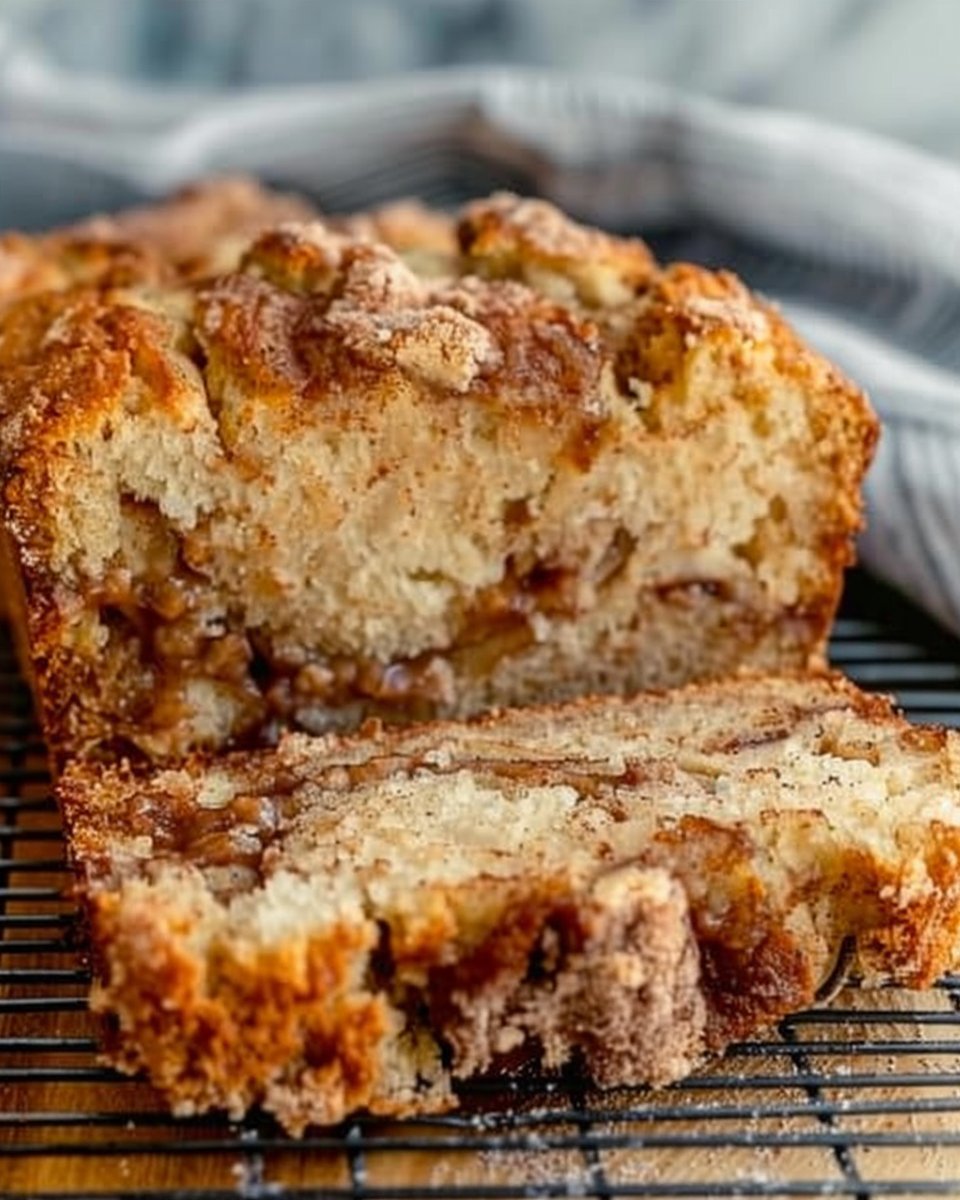 Cinnamon Swirl Apple Bread