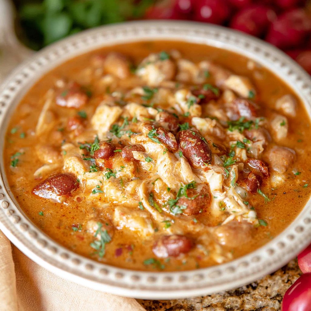 Cajun White Chicken Chili