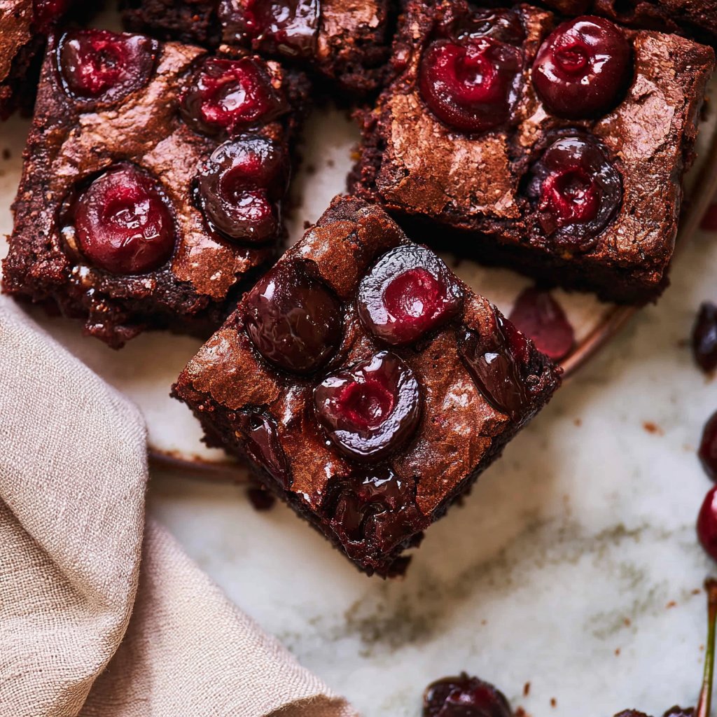 Chocolate Cherry Brownies
