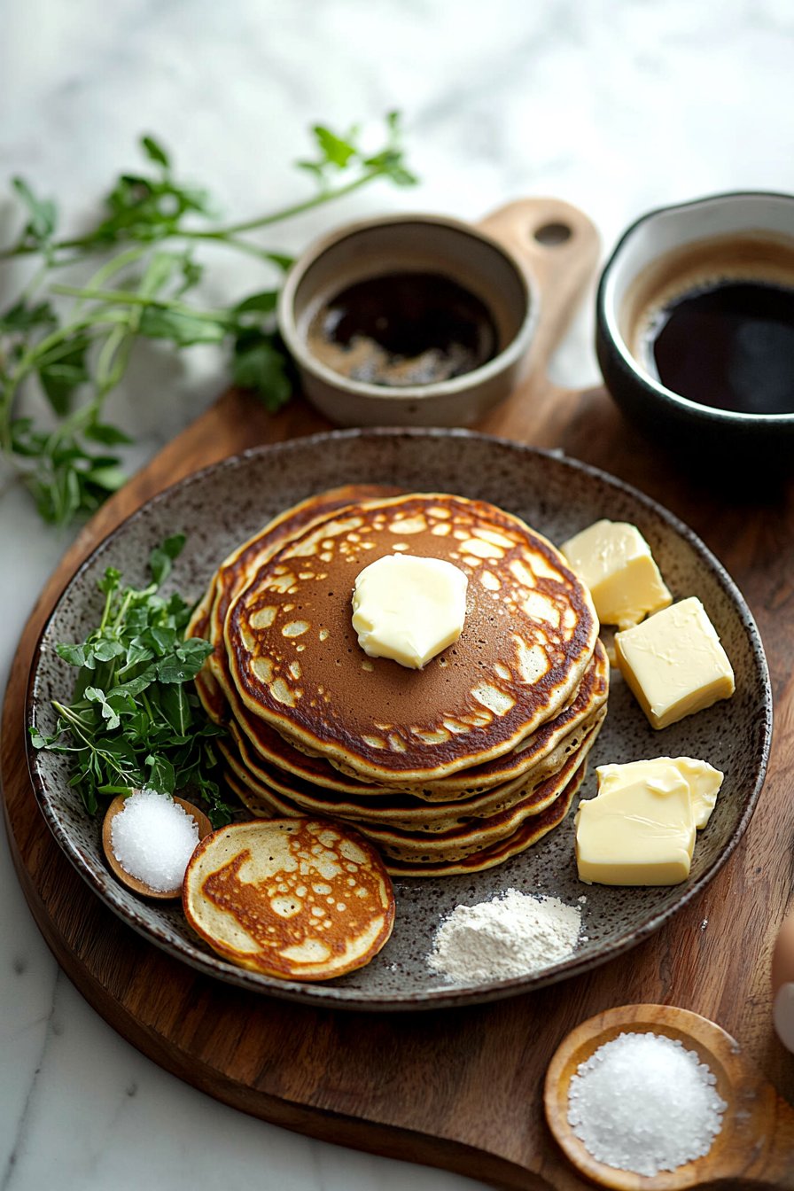 Fluffy Coffee Pancakes with Rich Espresso Flavor