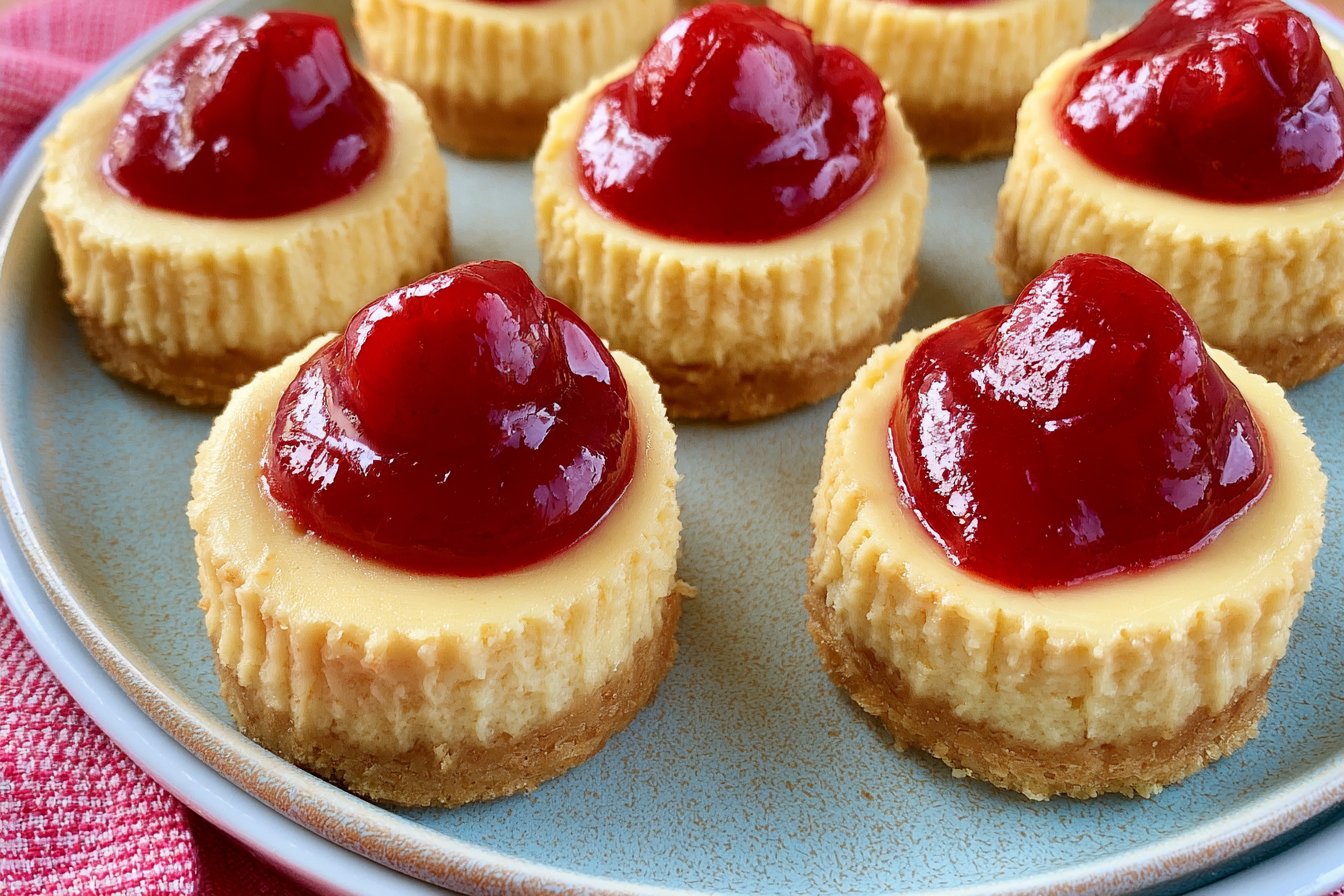 Mini Cheesecakes with Vanilla Wafers