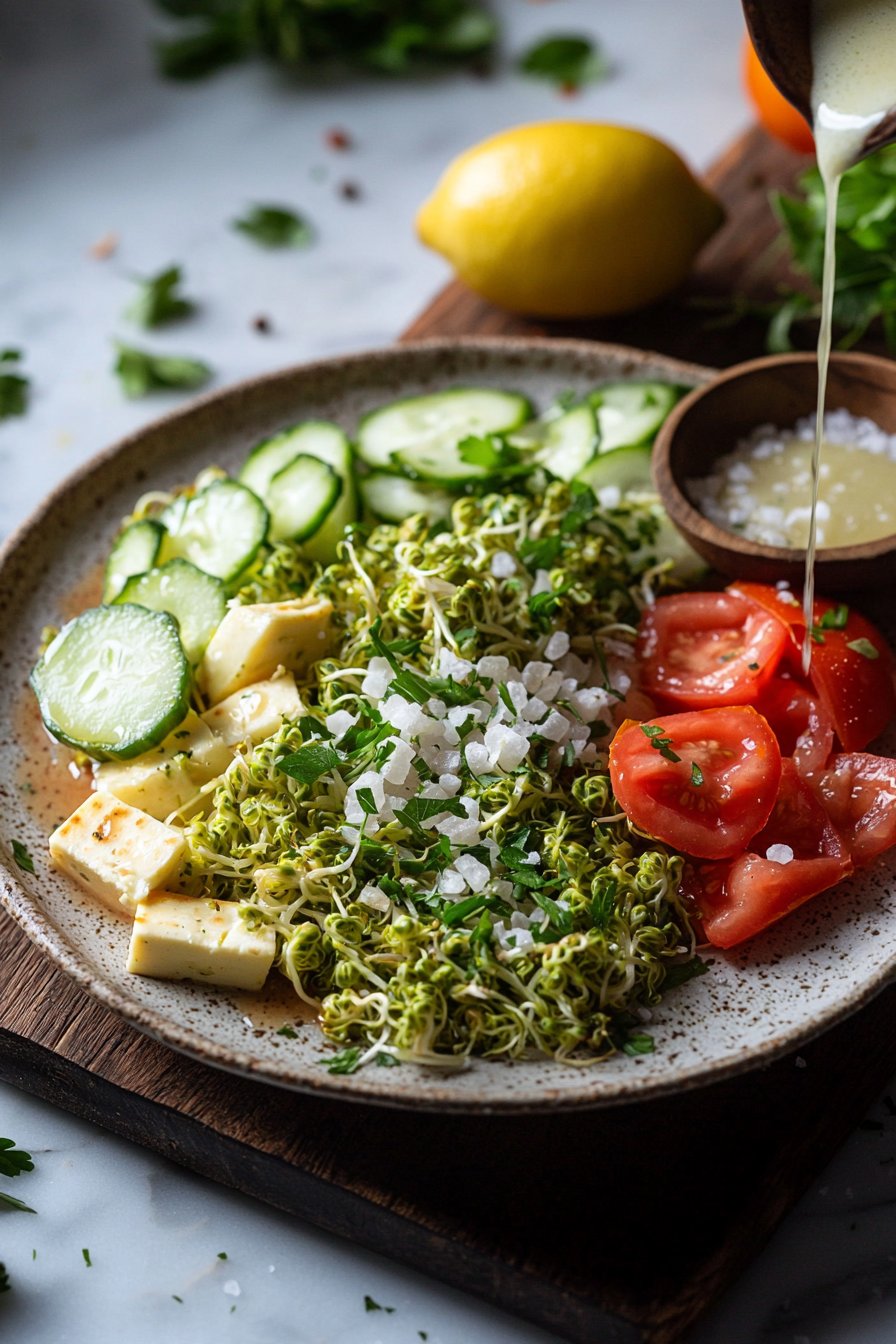 Sprouts Paneer Salad
