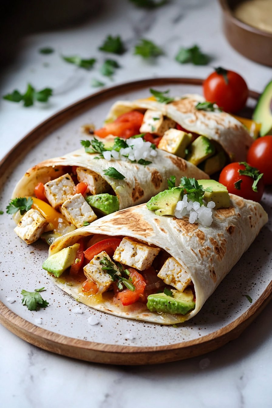 Vegane Frühstücks-Burritos