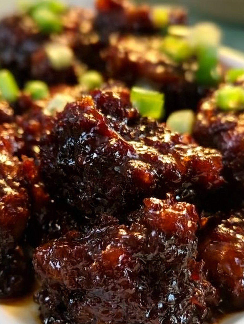 Bowl of Rice with Crunchy Garlic Ground Beef and Honey