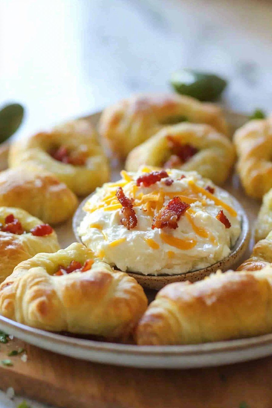 Jalapeno-Popper-Croissant-Häppchen