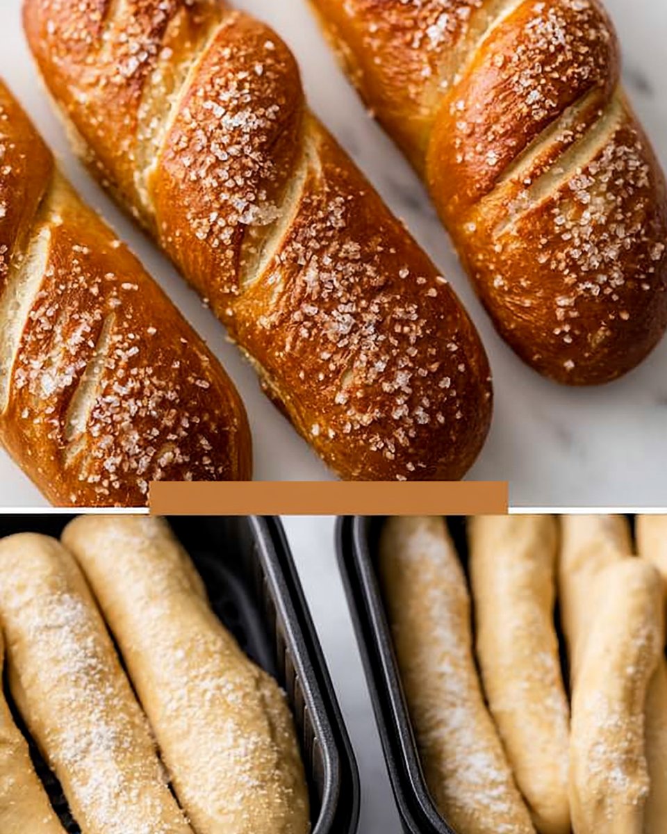 Laugenstangen im Airfryer