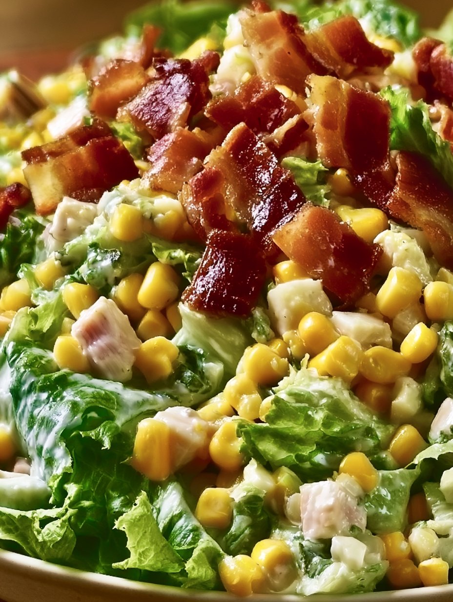 Ensalada de Bacon Ranch Irresistiblemente Fácil para un Fresco Deleite