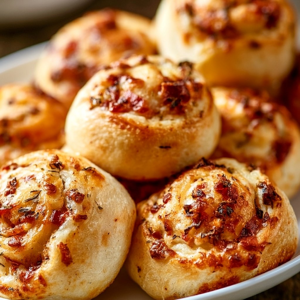 Pizzabrötchen mit Quark