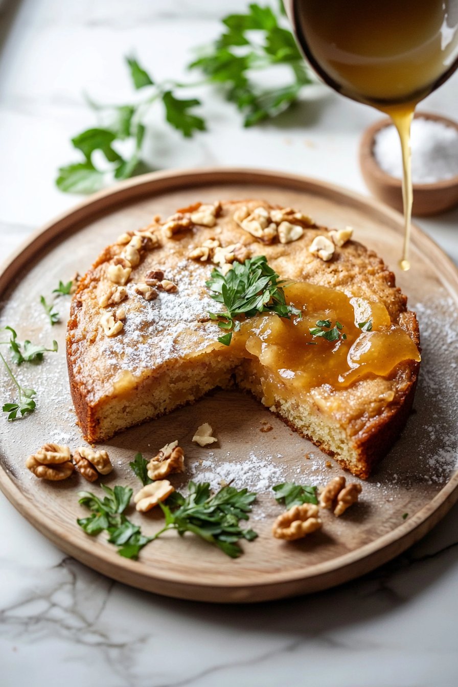 Veganer Apfelmus Kuchen