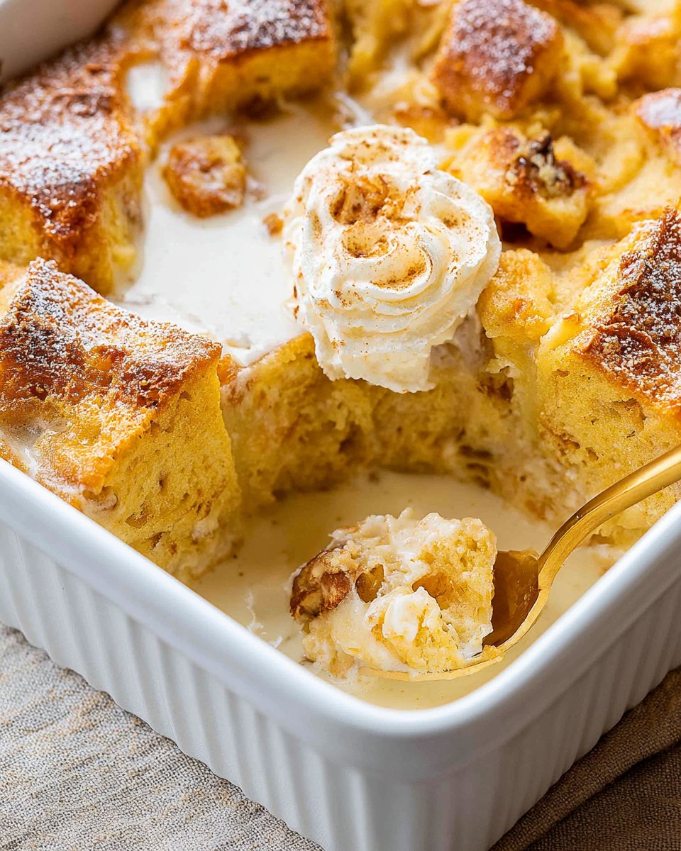 Eggnog Bread Pudding