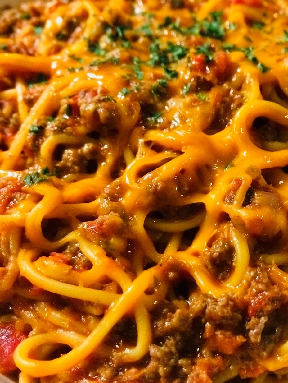 Espagueti con tacos