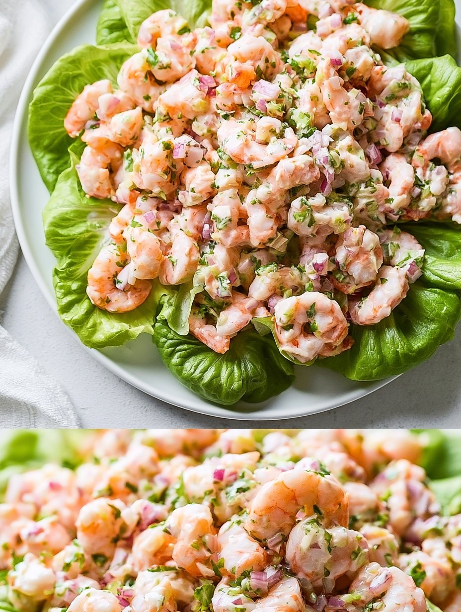 Ensalada de camarones