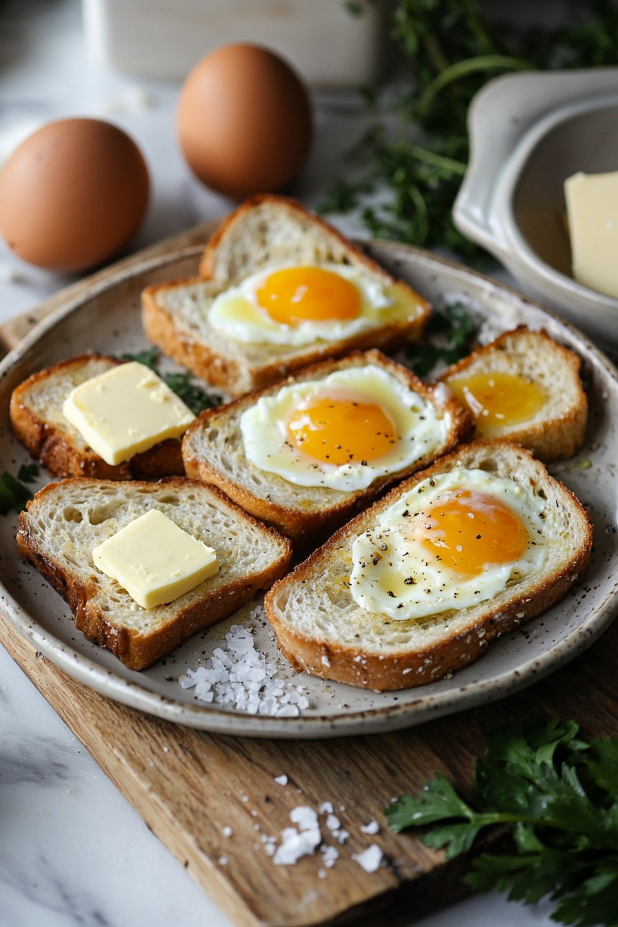 One Pan Egg Toast