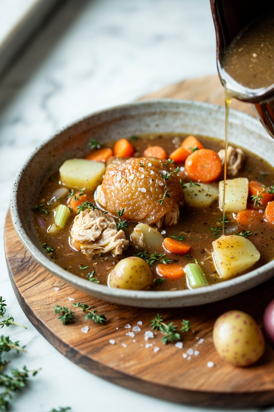 Fall Crockpot Chicken Stew