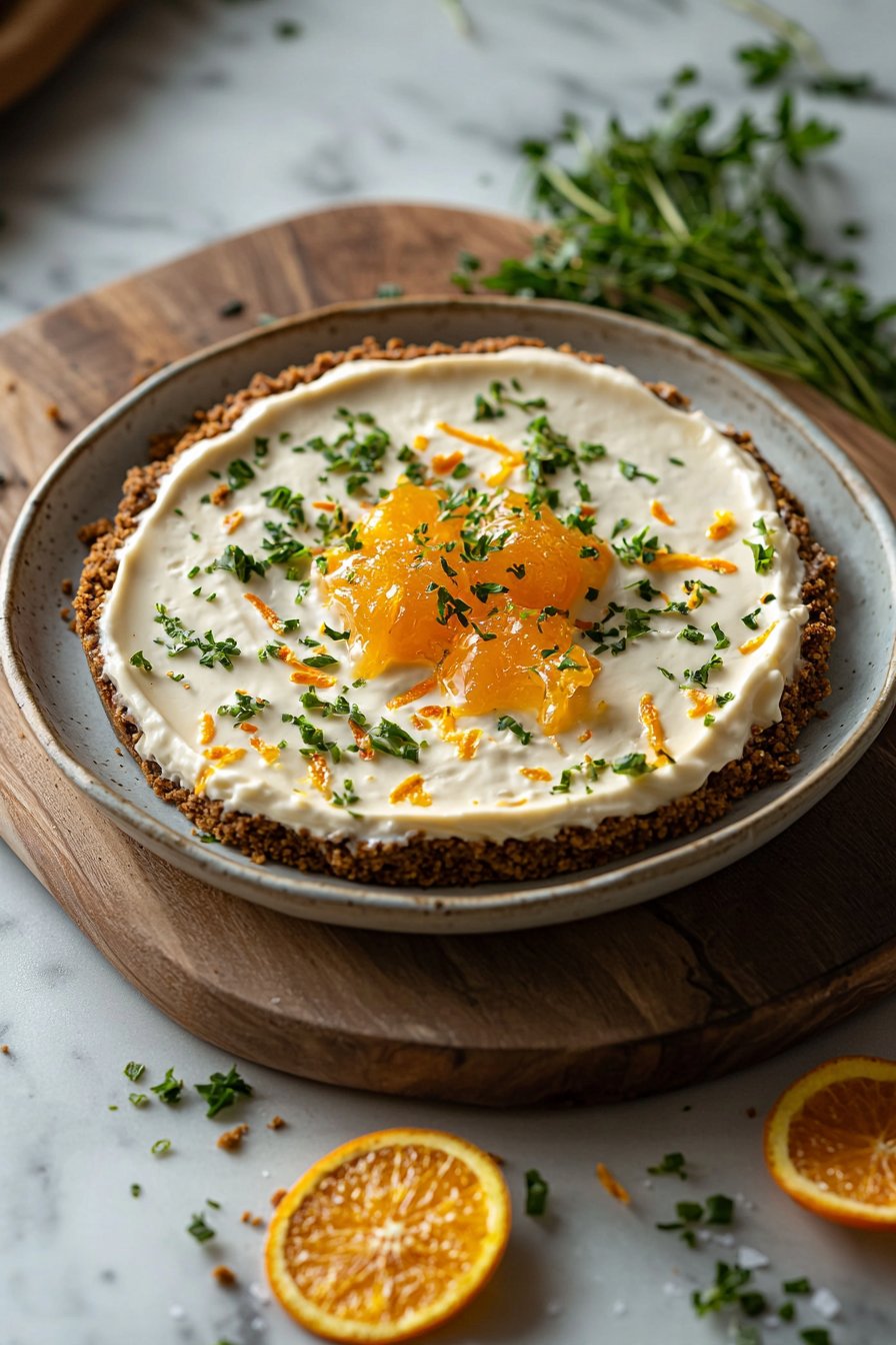 No-Bake Orange Creamsicle Cheesecake