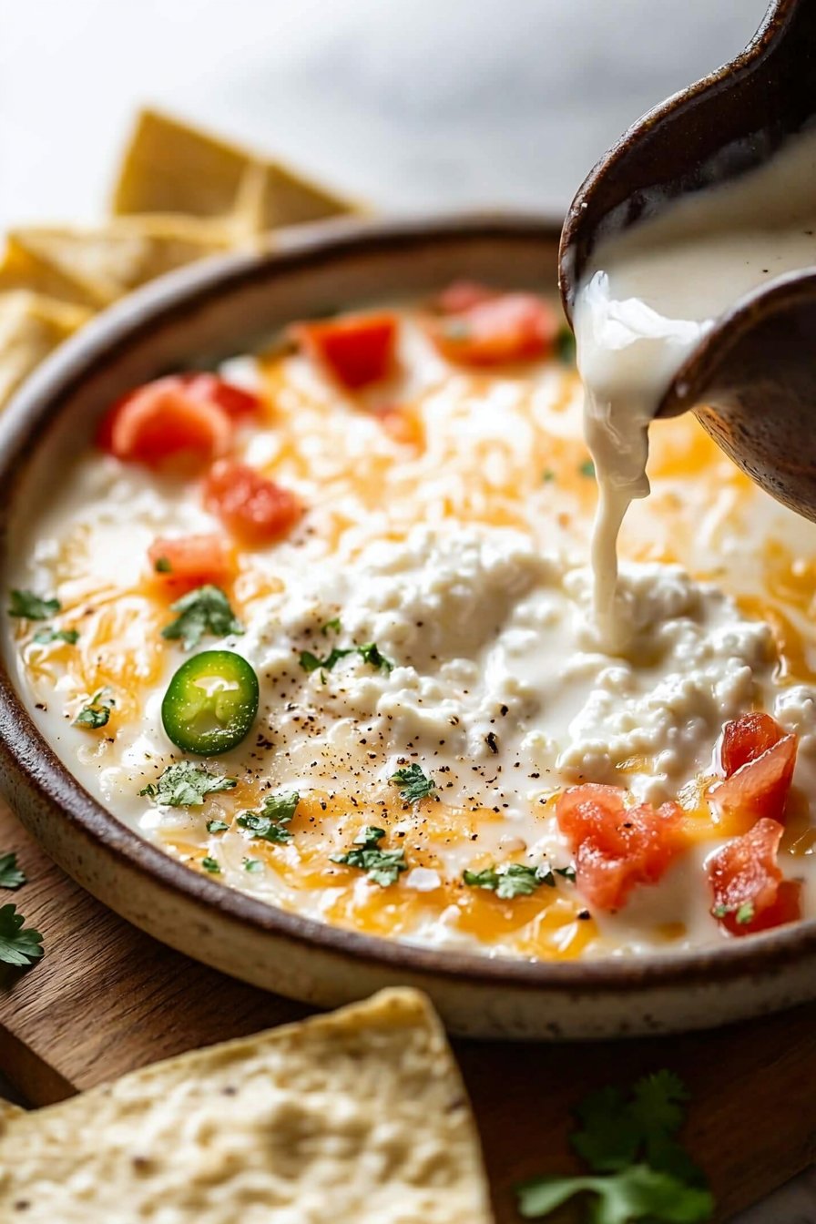 Protein Cottage Cheese Queso Dip