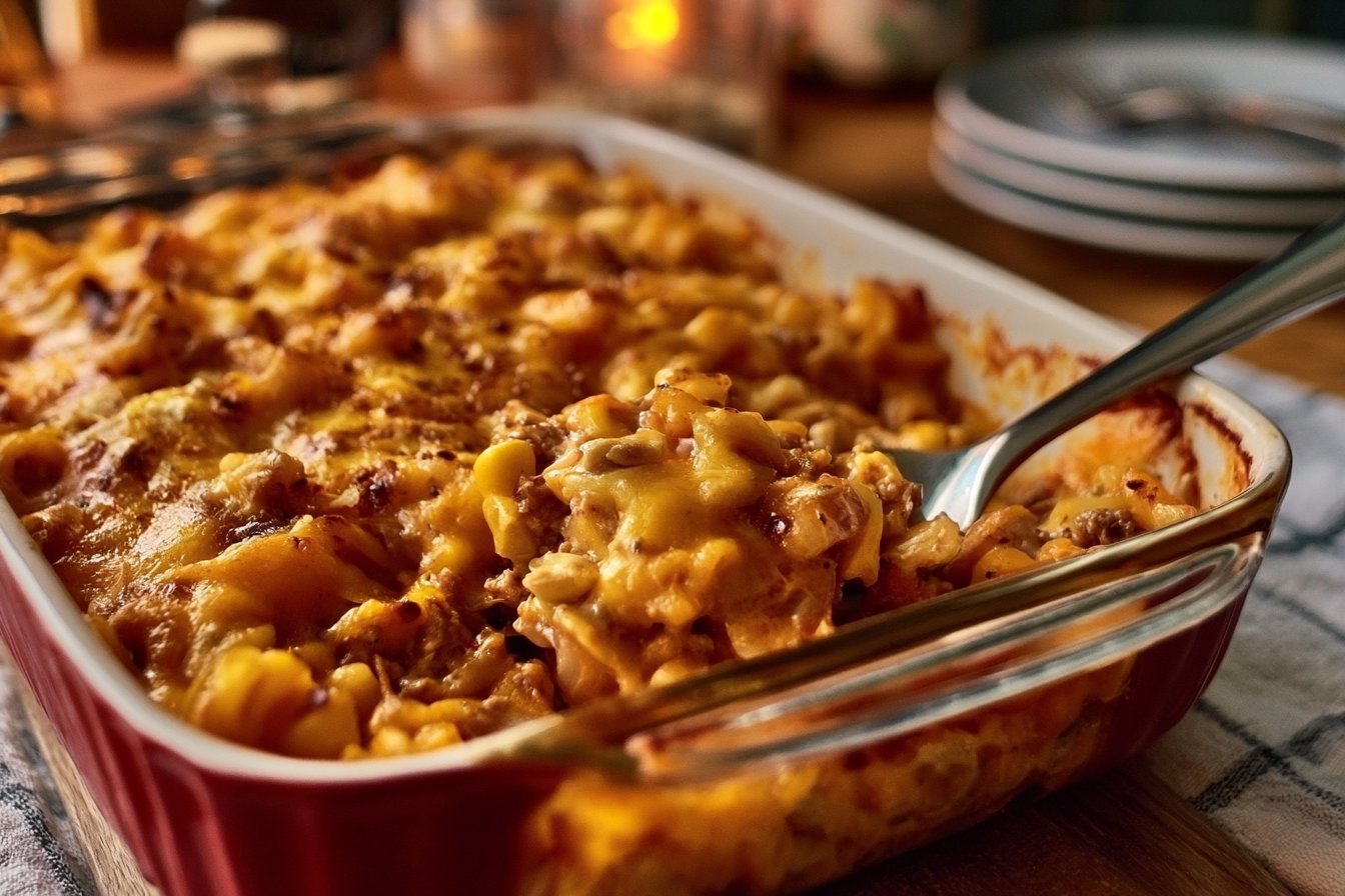 Easy Cheeseburger Dinner Casserole