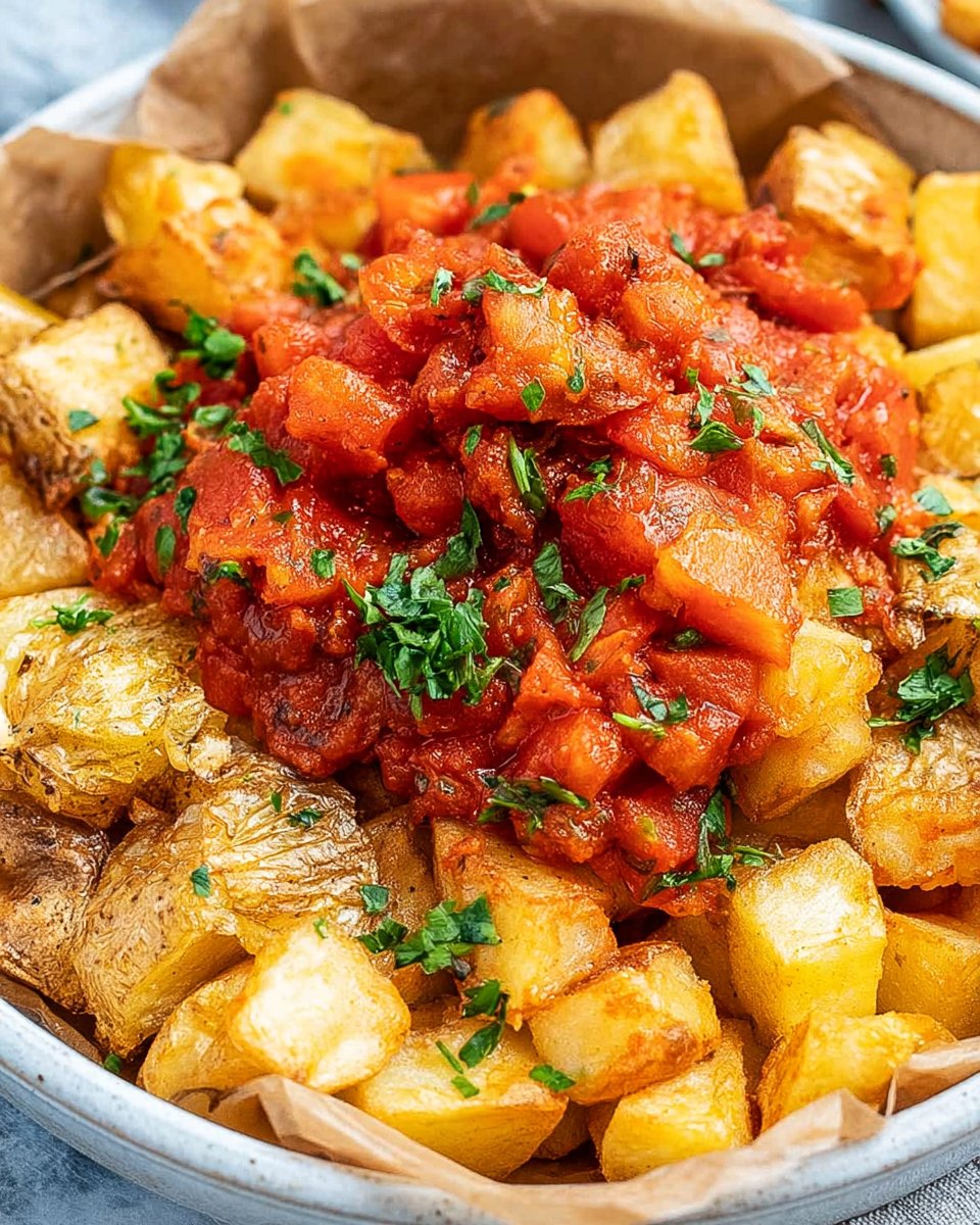 Healthier Patatas Bravas